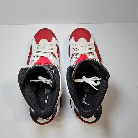 Size 10.5 - Vintage Nike Air Jordan 6 Retro OG Mid Carmine white red 2014 Retro - Picture 9 of 12